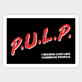 Pulp // 90s Music Fan Original Design Sticker